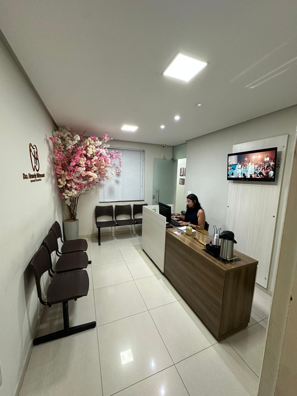Sala de atendimento da Clínica Hemely